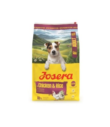 JOSERA DOG MINI ADULT POLLO Y ARROZ 900GR