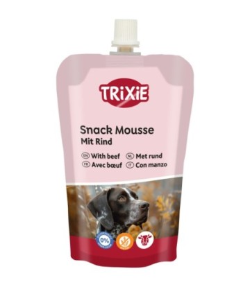 TRIXIE SNACK MOUSSE CON VACUNO 200GR