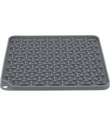 TRIXIE BANDEJA LICK GRIS SILICONA 20x20CM