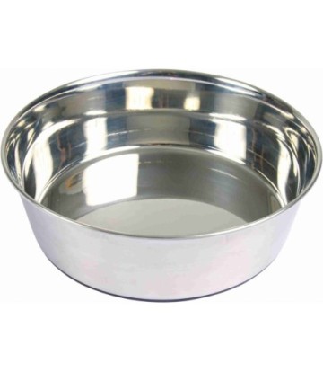 TRIXIE COMEDERO ACERO INOX BASE CAUCHO 0.5L