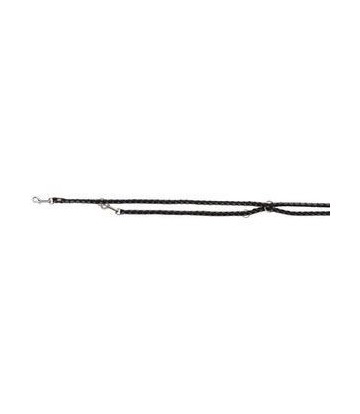 RAMAL NEW CAVO S-M 2M/12MM NEGRO-PLATA