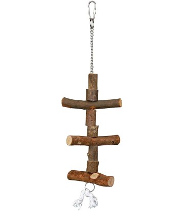 TRIXIE PERCHA CON TRONQUITOS DE MADERA 40CM