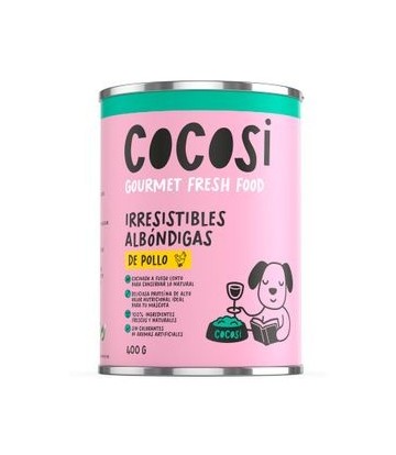 COCOSI DOG LATA ALBONDIGAS DE POLLO 400GR