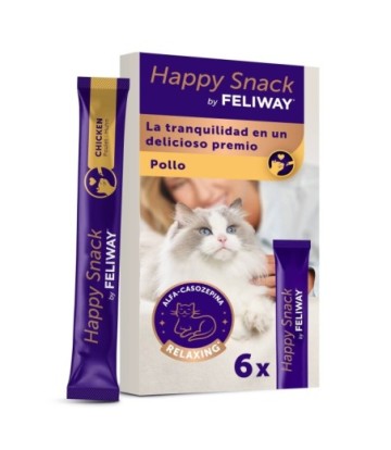 FELIWAY HAPPY SNACK DE POLLO 6UDS