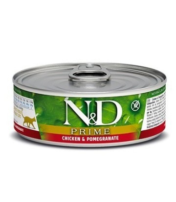 FARMINA N&D CAT PRIME POLLO Y GRANADA 70GR