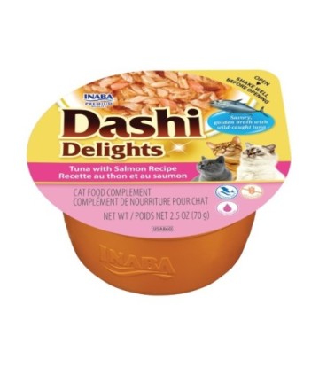 DASHI DELIGHTS ATUN CON SALMON 70GR