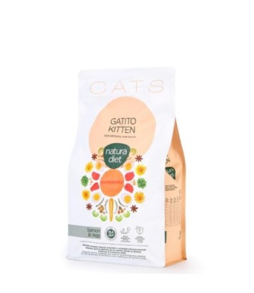 NATURA DIET CAT KITTEN SALMON 1.5KG