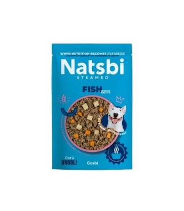 NATSBI DOG STEAMED FISH 500GR