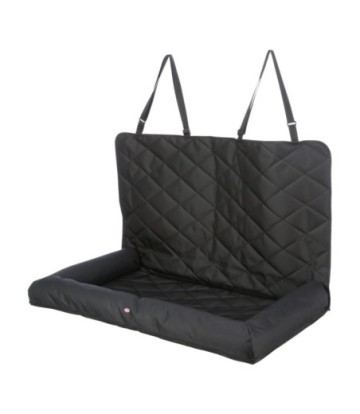 TRIXIE ASIENTO NEGRO DOBLE PARA COCHE 95x10x50CM