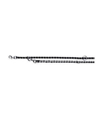 RAMAL NEW CAVO L-XL 2M/18MM NEGRO-PLATA
