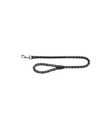 CORREA NEW CAVO L-XL 1M/18MM NEGRO-PLATA