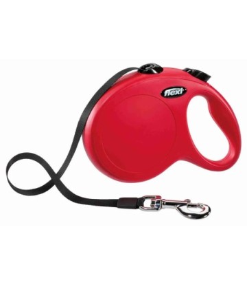 FLEXI NEW CLASSIC CORREA L ROJO  5M