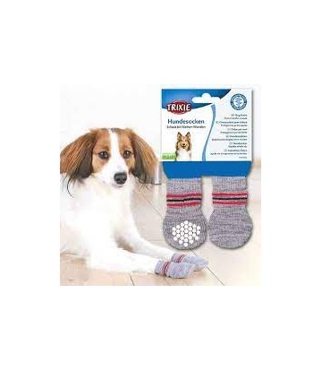 TRIXIE CALCETINES GRIS S-M PARA PERRO
