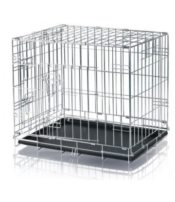 JAULA TRANSPORTE GALVANIZADA 64X54X48CM