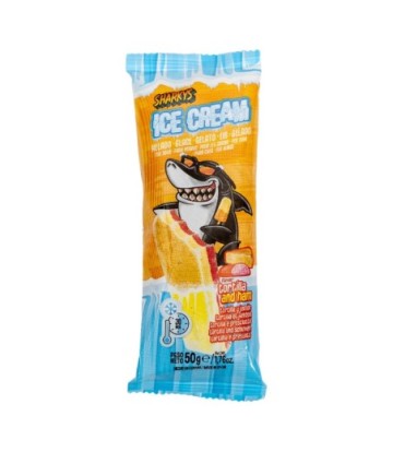 SHARKYS HELADO SABOR TORTILLA Y JAMON 50GR